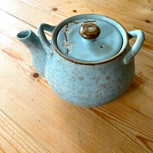 Ceramic Teapot with Floral Design